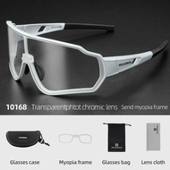 ROCKBROS Cycling Glasses Men Women Photochromic Outdoor Sport Hiking Eyewear Polarized Sunglasses In