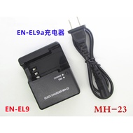 Suitable for Nikon D40 D40X D60 D3000 D5000 Camera EN-EL9a Battery Charger MH-23 Accessories