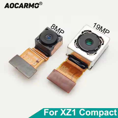 Aocarmo For Sony Xperia XZ1 Compact XZ1c G8441 G8442 SO-02K Front Face Rear Main Back Camera Module 
