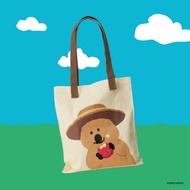 Elephant cuppa x Dinotaeng Canvas Bag/Picnic Bag Quokka Type eslite eslite