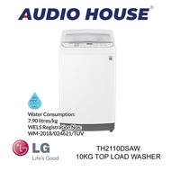 LG TH2110DSAW 10KG TOP LOAD WASHER (WHITE) ***2 YEARS LG WARRANTY***