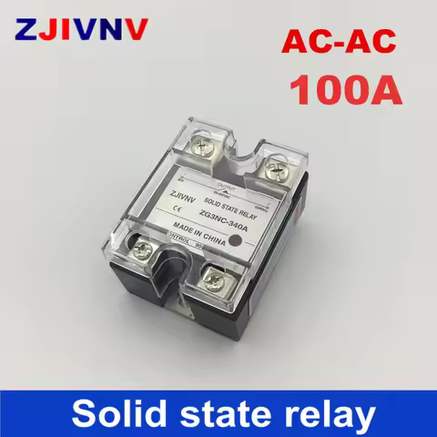 1 PC single phase AC-AC 100Amp Solid state relay 90-480VAC/80~250VAC ZG3NC-3100A 1 phase AC SSR High