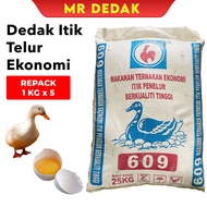 [REPACK][5KG] [609] Dedak Makanan Itik Telur Ekonomi | Dedak Itik|Itik Telur|Palletitik|Duck Pallet