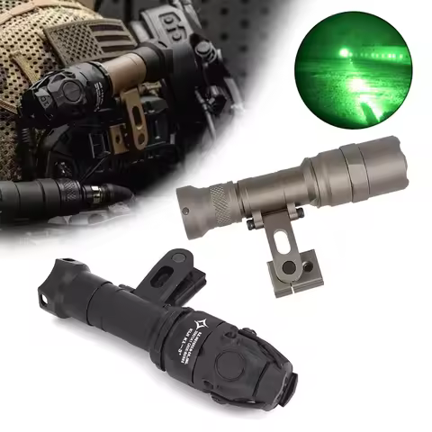 CNC SS MAX Helmet Mount For M300 M600 SureFire Flashlight Scout Light KIJI K1-10 IR Illuminator OPS-