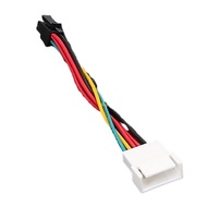 BT Durable 6 Pin to 4 Pin Fan Control Board Connector for Computer Fans