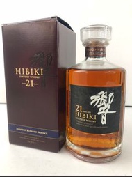 徵求 Hibiki 21 Year 响21年威士忌 响牌威士忌 日本原装进口洋酒调和