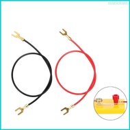 Nan 21cm Long Double Ended Fork Shape Clip Leads Test Wires For School Labs