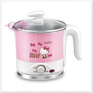 小花花日本精品♥ Hello Kitty 歌林不鏽鋼美食鍋 電煮鍋/小火鍋/學生電鍋/蒸鍋/煮鍋23007208