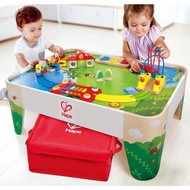 Play Table Train Track Set With Toy Storage Box From Hape-Railway