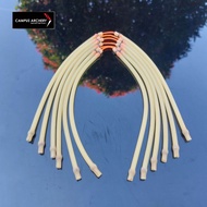 Karet Ketapel Ikan Siap Pakai 4mm/5mm/6mm/7mm Cream Premium Rubberband Slingshot Fishing Tabung Late