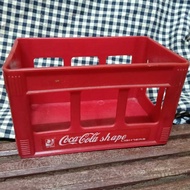 Vintage red plastic Coca-Cola crate