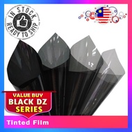 DZ Series 2ply/ Black 05%/20%/35%/50%/70% VLT Tinted Film/ Kereta Tinted Film