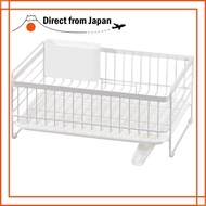 Pearl Metal Draining Basket Regular Moderie White HC-505