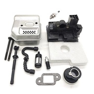 Muffler Exhaust Bolt Gasket Kit For Stihl MS180 018 017 MS170 MS180C MS170C MS 170 180 Gas Chainsaw 