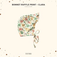 BOHOPANNA - BONNET RUFFLE PRINT - Topi Bayi