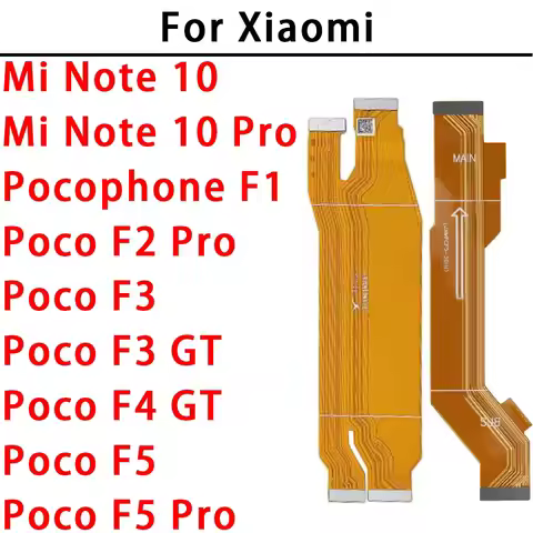For Xiaomi Poco F2 F5 Pro F3 F4 GT Pocophone F1 Note 10 Pro Motherboard Flex Cable New Main Board Ri