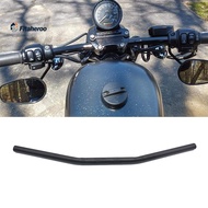 1 inch Motorcycle Handlebar 25mm Black Drag Straight Bar Cafe Racer for Chopper