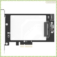 [J X Q K] 2.5-Inch U.2 to PCI-E 4.0 X4 X8 X16 Adapter Card for U.2 NVMe SSD PCIe 4.0 X4 Full Speed f