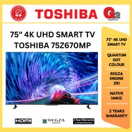 TOSHIBA 75" 4K UHD QLED SMART TV 75Z670MP