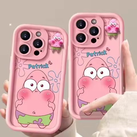 3D Dolls Patrick Star Phone Case Cover For Motorola G84 E32 E30 E40 E22 G53 G34 G24 Power G04 G54 G1