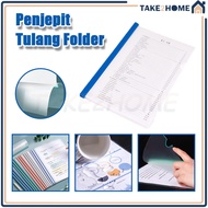 A4 Folder Bone Clamp/pull file folder clip pull bar/A4 Folder File Sliding Report/Slide Binder and C