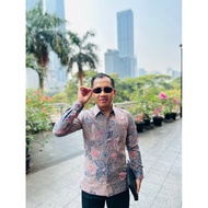 KEMEJA Men's batik Shirt With premium Sogan Sogan by MCA batik indonesia