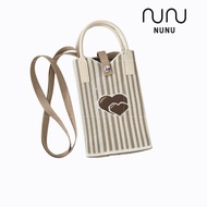 NUNU Jane Knitted Bag - Women Fashion Crossbody Handbag Phone Bag Knitted Beg Tangan Wanita Selempan