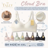 3 PCS TALLY BH 4428 Thin Foam Wire Free Bra Seamless Material PREMIUM Cup B - C 3 Hooks Cloud Bra Fa