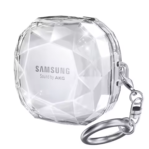 Diamond Transparent Earphone Case For Samsung Galaxy Buds 2 Pro PC Hard Anti-Scratch Cover For Samsu