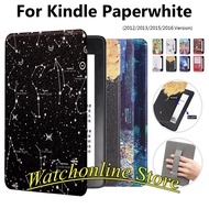Leather Finger Strap Case for Kindle Paperwhite 1/2/3, Kindle Paperwhite 7th/Paperwhite 6th/Paperwhi