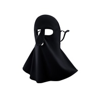 Ohsunny ใบหน้ากลางแจ้งหน้ากากกรองแสงป้องกันหน้าและลำคอเต็มตัวระบายอากาศได้ผ้าคลุมหน้าป้องกันรังสียูว