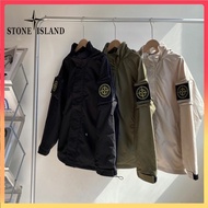 Ready Stock Stone Island 100%Original Windproof and Waterproof Outdoor Jacket Couple Jackets for Wom