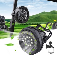 Golf Cart Portable Rechargeable Fan Compatible with EZGO Club Car Yamaha, 10400mAh Battery Operated 