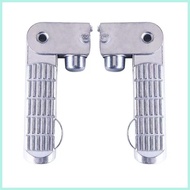1Pair Aluminum Alloy Ebike Pedal Set Foot Rest Foldable Footrest Pedal Replacement For Ebike Bicycl