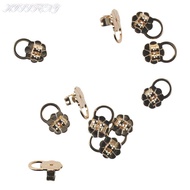 KISSFENY Earring Lifter Backs, White Gold Copper Earring Backs, Flower Earring Lifter Backs Gold Ear