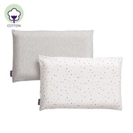 Clevamama : Jersey Cotton Toddler Pillow Case (2 Pack) - Grey ปลอกหมอน รุ่น Toddler 1-7 ขวบ (2ชิ้น)