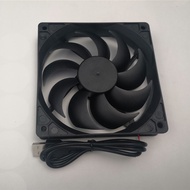 Chassis Fan 12CM Black USB Interface 5V Desktop Computer Fan