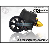 QX-MOTOR Ducted Fan 70mm 6 Blades QF2822 2600KV EDF 70mm  (2222) (4S) dành cho máy bay điều khiển