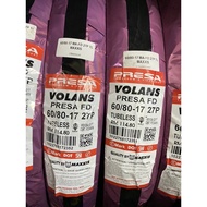PRESA MAXXIS VOLANS TYRE // FD/MAXXIS VOLANS MA-5D Tubeless Type /60-80-17/70-80-17/70-90-17