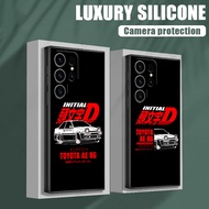 Initial D AE86 Anime Phone Case for Samsung S25 Ultra S23 S24 FE A56 A55 A36 5G S22 S20 Plus S25 EDG