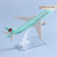 DAITING Không Khí Canada Boeing 777 Máy Bay Mô Hình Hợp Kim Kim Loại Mô Hình Máy Bay Lưu Niệm Mô Hìn