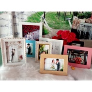 Glass photo frame, photo size (6x9) 6x9 photo frame with photo printing on request