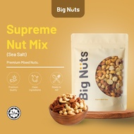 Big Nuts Lightly Roasted Supreme Nut Mix (Organic Sea Salt) / Kacang Campuran 5 Jenis (Garam Laut) -