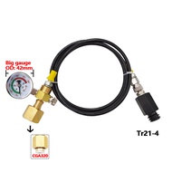 Soda Water External High Pressure Hose Kit for Sodastream Homebrew CO2 Carbon Dioxide TankTr21-4 to