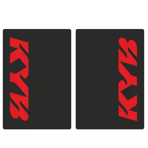2pcs for KYB Motocross Upper Fork Decal Stickers Graphic Set Adhesive