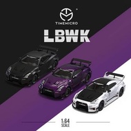 Pre-Oder 預訂Time micro 1:64 合金模型車 Nissan GTR R35