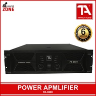 Titanium Audio PA 3500 Power Amplifier 2000w RMS Titanium Audio Power Amplifier Professional Powered Amplifier Titanium Audio