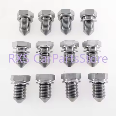 12pcs N90813201 N90813202 Engine Oil Pan Drain Nut Sump Plug Screw Bolt for Tiguan Passat B6 CC Golf