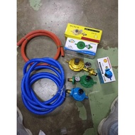 Set LPG regulator with LPG hose matibay!!! on hand stocks!! (regulator random color)