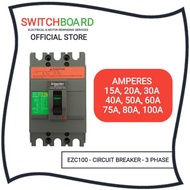 EZC100H Molded Case Circuit Breaker - 3 Phase